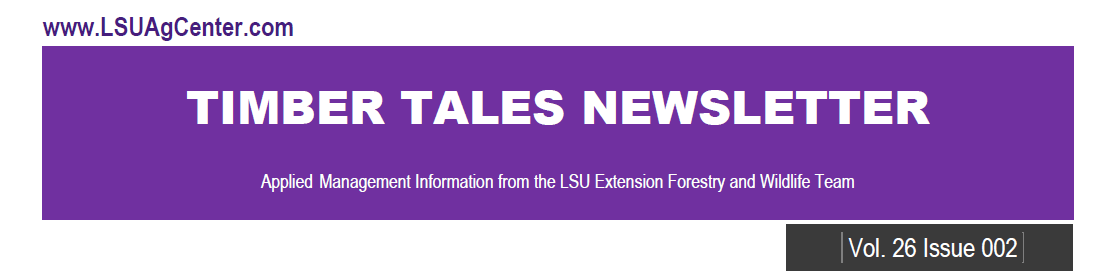 Timber Tales Newsletter Vol 25 Issue 001 banner.